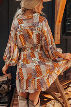 Load image into Gallery viewer, Unique Colorful Mini Shirt Dress Vibrant & Trendy Casual Wear Party Dress