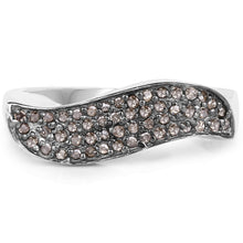 Load image into Gallery viewer, 0.21 Carat Genuine Champagne Diamond .925 Sterling Silver Ring