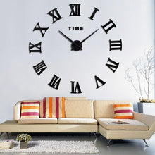Load image into Gallery viewer, 3D Big Acrylic Mirror Wall Clock Quartz Watch 3D Wall Clock Mirror Surface Decorative Clock Large Wall Sticker Clock for Living Room Bedroom Office Home Decorations Still Life Clocks Modern Home Decoration Living Room Stickers