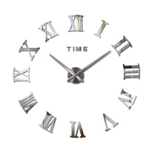 将图片加载到图库查看器,3D Big Acrylic Mirror Wall Clock Quartz Watch Still Life Clocks Frameless Wall Clock 3D Surface Mirror Wall Clock Modern Design Large Mute Wall Watches Stickers for Living Room Bedroom Home Decorations Modern Home Decoration Living Room Stickers