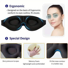 将图片加载到图库查看器,3D Contoured Cup Sleeping Mask and Blindfold