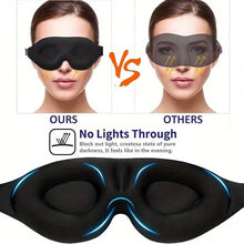 将图片加载到图库查看器,3D Contoured Cup Sleeping Mask and Blindfold