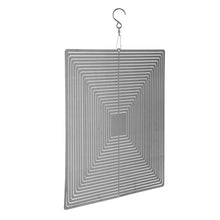 Load image into Gallery viewer, 3D Drop-shaped Rotating Wind Spinner Outdoor Metal Sculptures Flowing Stainless Steel Wind Chimes Flowing-Light Effect Design Home Garden Decoration Outdoor Hanging Decor Gift Wind Spinners Mirrored Patio Wind Chime Yard Decor