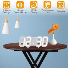 将图片加载到图库查看器,3D LED Digital Wall Clock
