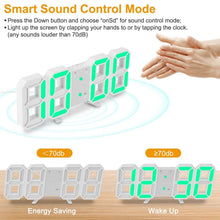 将图片加载到图库查看器,3D LED Digital Wall Clock