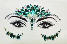 Load image into Gallery viewer, 3D Makeup Tattoo Face Gems Glitter Face Jewels Crystal Stickers Face Glitter for Festival Carnival Party
