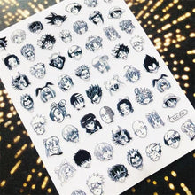 将图片加载到图库查看器,3D Nail Art Stickers Decal Template Nail Tool Decorations Nail Slider Metallic Nail Art Stickers Set Love Metal Nail Studs Decals for Women Nail Decorations Accessories Metal Curve Stripe Lines Design Letter Nail Sticker Decoration