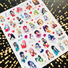 将图片加载到图库查看器,3D Nail Art Stickers Decal Template Nail Tool Decorations Nail Slider Metallic Nail Art Stickers Set Love Metal Nail Studs Decals for Women Nail Decorations Accessories Metal Curve Stripe Lines Design Letter Nail Sticker Decoration