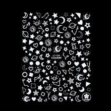 将图片加载到图库查看器,3D Nail Polish Sticker Flame Butterfly Rose Star Nail Glitter Decals Water Transfer Summer Sliders Nail Art Decorations Glow in Dark Nail Stickers Self-Adhesive Nail Art Decals Butterfly Flower Star Heart Nail Strips Glow Dark Nail Art Manicure