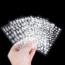 将图片加载到图库查看器,3D Nail Polish Sticker Flame Butterfly Rose Star Nail Glitter Decals Water Transfer Summer Sliders Nail Art Decorations Glow in Dark Nail Stickers Self-Adhesive Nail Art Decals Butterfly Flower Star Heart Nail Strips Glow Dark Nail Art Manicure