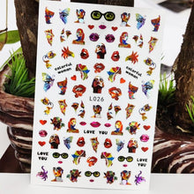 将图片加载到图库查看器,3D Nail Sticker Waterproof Shining Decals Stickers for Nails Cute Beautiful Love Heart Nail Art Decoration Aurora Silver Design Nail Art Stickers Decals Nail Art Supplies Valentines Day 3D Self-Adhesive Nail Decorations Manicuring Nail Art Manicure