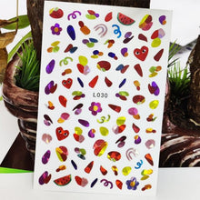 将图片加载到图库查看器,3D Nail Sticker Waterproof Shining Decals Stickers for Nails Cute Beautiful Love Heart Nail Art Decoration Aurora Silver Design Nail Art Stickers Decals Nail Art Supplies Valentines Day 3D Self-Adhesive Nail Decorations Manicuring Nail Art Manicure