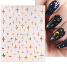 Load image into Gallery viewer, 3D Nails Sticker Spring Cartoon Animals Flowers Leaves Self Adhesive Decals Sliders Nail Art Accessories Decoration Decal Self-Adhesive 3D Wave Design Decoration for Women Girls Tape Nail Art Stickers Decal Decoration