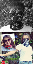 Load image into Gallery viewer, 3D Printed Mini Pattern Headscarf Fashion Women Summer Neck Gaiter Cute Cartoon Animal Tubular Hijab Scarf Face Seamless Bandana Printed Oil Painting Art Neck Scarf Women Soft Face Bandana Sunflower Night Hijab Scarf Face Mask