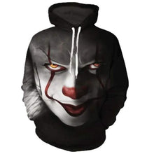 Load image into Gallery viewer, 3D Printed The Dancing Clown Hooded Sweatshirt