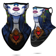 将图片加载到图库查看器,3D Punisher Army Headband Sport Half Mask Face Cover Hunting Camping Bufandas Balaclava Bicycle Outdoor Balaclava Bandana UV Biker Cover Scarf Seamless Magic Headband Camouflage Neck Gaiter Face Cover Headwear Scarf Unisex Men Women Bandanas