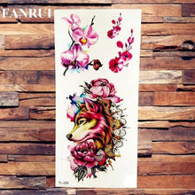 Load image into Gallery viewer, 3D Scorpion Temporary Tattoos Sticker Body Arm Waterproof Wolf Tattoo Realistic Style For Women Men