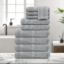 Load image into Gallery viewer, Gray Cotton Bath Towel Set (10β32 pcs)