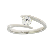 Load image into Gallery viewer, Genuine Cubic Zirconium Sterling Silver