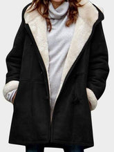 Load image into Gallery viewer, Full Size Pocketed Long Sleeve Hooded Toggle Jacket – Stylish & Functional Outerwear for Women