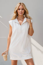 Load image into Gallery viewer, Elegant White Full Size Mini Dress Classic & Timeless Fashion Dress