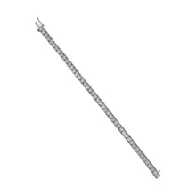 Load image into Gallery viewer, .925 Sterling Silver 1/10 Cttw Diamond 7.25" Link Bracelet (I-J Color, I2-I3 Clarity)