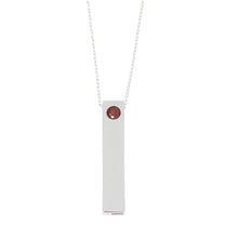 Load image into Gallery viewer, Garnet Fashion Pendants Sterling Silver