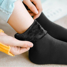 Load image into Gallery viewer, 3Pairs Female Winter Warm Thicken Thermal Soft Casual Solid Color Socks Wool Cashmere Home Snow Boots Velvet Home Floor Sock For Women