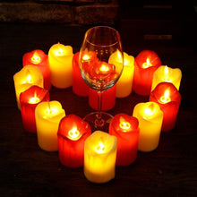 Load image into Gallery viewer, 3pcs Led Flameless Candle Flameless Candles Led Candles Battery Operated Candles Plastic Simulated flame LED Birthday Candle Lights Christmas Wedding Party Home Decoration