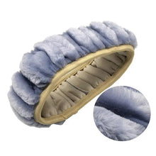 Load image into Gallery viewer, 3Pcs Set Winter Fashion Wool Fur Soft Furry Car Steering Wheel Covers 16 Colors Winter Universal Hand Brake Gear Cover Car Accessories