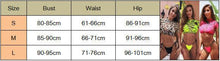 Load image into Gallery viewer, 3PCS Women's Leopard Bikini Swimwear Swimsuit Bathing Beach Holiday Short Sleeve Leopard Print 3 Piece Short Sleeve Bikini Set Swimsuit Micro Triangle Bathing suit