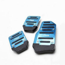 将图片加载到图库查看器,3Pcs/Set Universal Aluminum Manual Transmission Non-Slip Car Pedal Cover Set Kit Pedals Red Blue Silver Car Vehicle Sports Accelerator Brake No Drill Non-Slip Performance Car Rest Pedal Brake Auto Sports Gas Fuel Petrol Clutch Brake Pad Auto Accessories