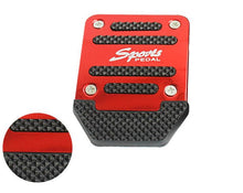 将图片加载到图库查看器,3Pcs/Set Universal Aluminum Manual Transmission Non-Slip Car Pedal Cover Set Kit Pedals Red Blue Silver Car Vehicle Sports Accelerator Brake No Drill Non-Slip Performance Car Rest Pedal Brake Auto Sports Gas Fuel Petrol Clutch Brake Pad Auto Accessories