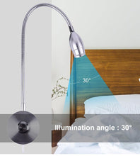 Load image into Gallery viewer, 3W Dimmable Wall Reading Lamp, LED Bed Reading Book Light, Wall Sconce Bedside Reading Study Lamp Decorative Table Lamp Cute Study Lamps for Bedroom Décor