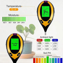 将图片加载到图库查看器,4-in-1 Digital Soil Moisture Meter