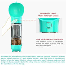 Load image into Gallery viewer, 4-in-1 Portable Dog Water Bottle Dispenser
