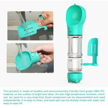 Load image into Gallery viewer, 4-in-1 Portable Dog Water Bottle Dispenser