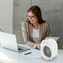 Load image into Gallery viewer, 4-in-1 Portable Mini Desktop Water Mist Cooling Air Conditioner
