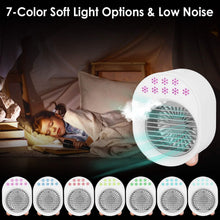 Load image into Gallery viewer, 4-in-1 Portable Mini Desktop Water Mist Cooling Air Conditioner