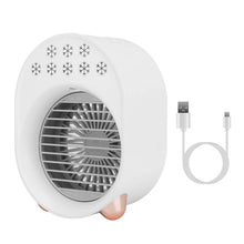 Load image into Gallery viewer, 4-in-1 Portable Mini Desktop Water Mist Cooling Air Conditioner