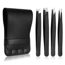 Load image into Gallery viewer, 4-in-1 Professional Stainless Steel Tweezers for Eyebrows