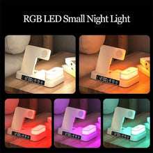 将图片加载到图库查看器,4-in-1 Wireless Charging Station with LED Night Light