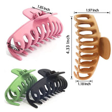 将图片加载到图库查看器,4-Pack: Big Hair Claw Clips