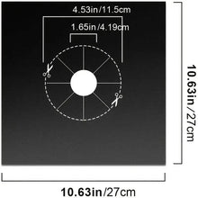 Load image into Gallery viewer, 4-Pack: Gas Stove Burner Covers - Reusable Non-Stick PVC Stovetop Protector Liners
