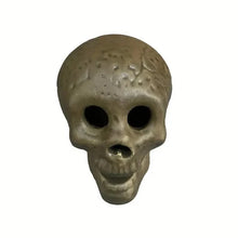 将图片加载到图库查看器,4-Pack: Halloween Fire Pit Skull Ceramic Props