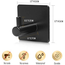 Load image into Gallery viewer, 4-Pack: Heavy Duty Durable 304 Stainless Steel Wall Hangers