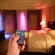 将图片加载到图库查看器,4-Pack: Magic Light LED Light Bulb (E27 3W) with Remote - 16 Colors