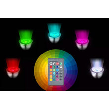 将图片加载到图库查看器,4-Pack: Magic Light LED Light Bulb (E27 3W) with Remote - 16 Colors