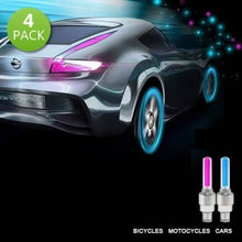 将图片加载到图库查看器,4-Pack: Motion Activated LED Tire Valve Stem Lights