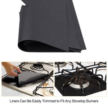Load image into Gallery viewer, 4-Pack: Reusable Nonstick Overtop Burner Protector Liner